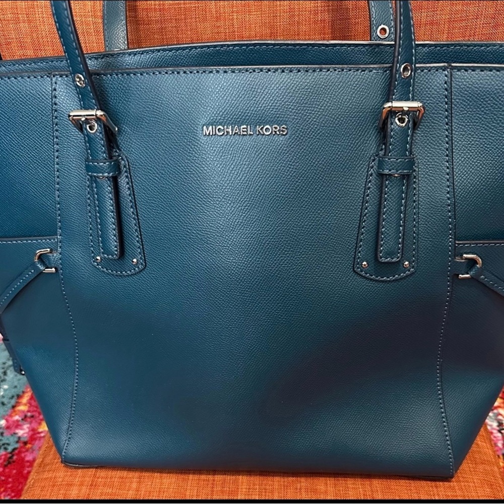 Michael Kors Teal Tote Bag